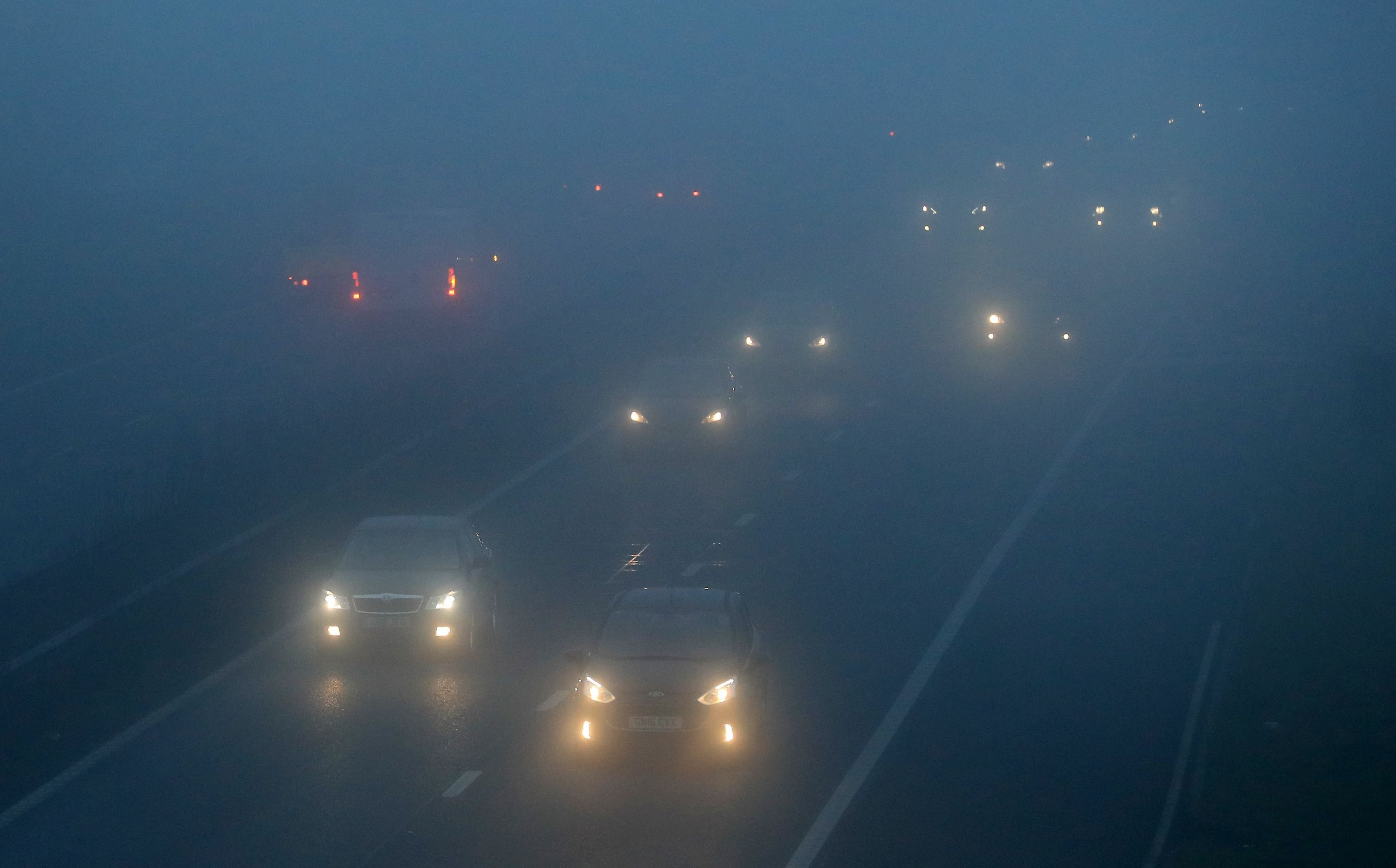 <strong>Thick fog will cause travel disruption on Tuesday morning (stock photo)</strong>