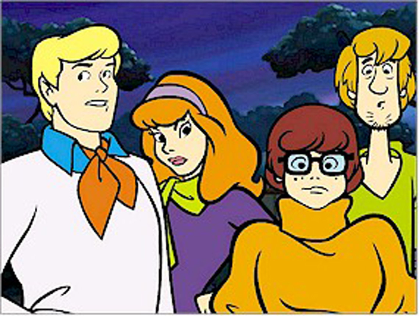 <strong>Fred, Daphne, Velma and Shaggy from Scooby Doo's 'Mystery Inc.'</strong>