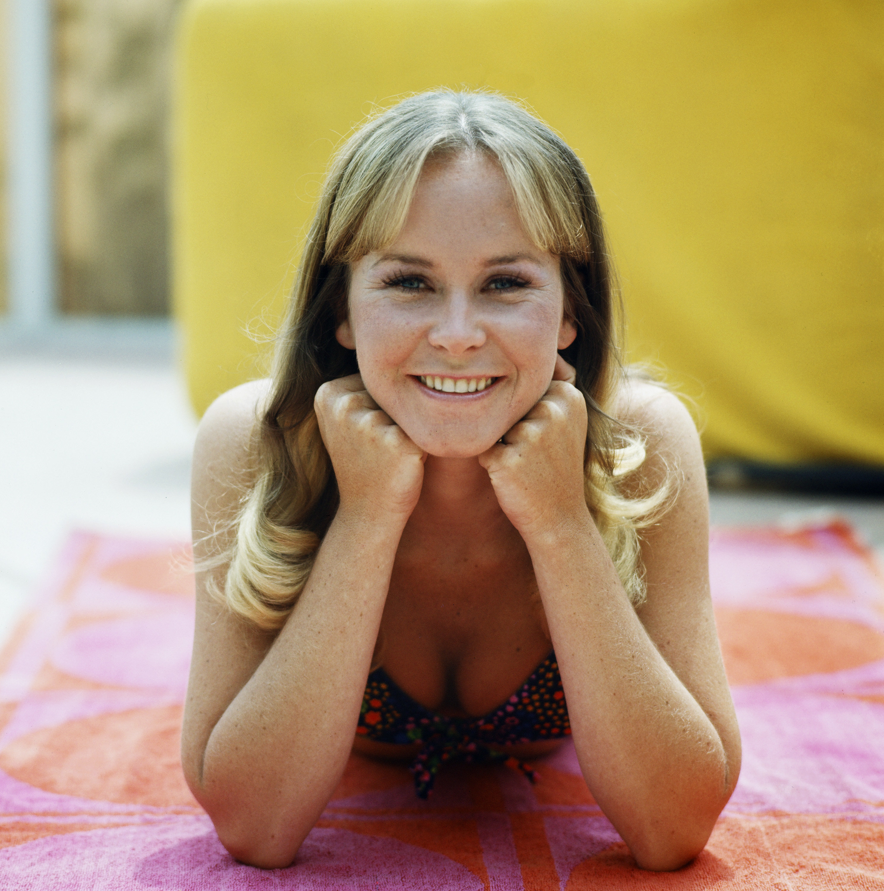 <strong>Heather in 1972, on the set of 'Days Of Our Lives'</strong>