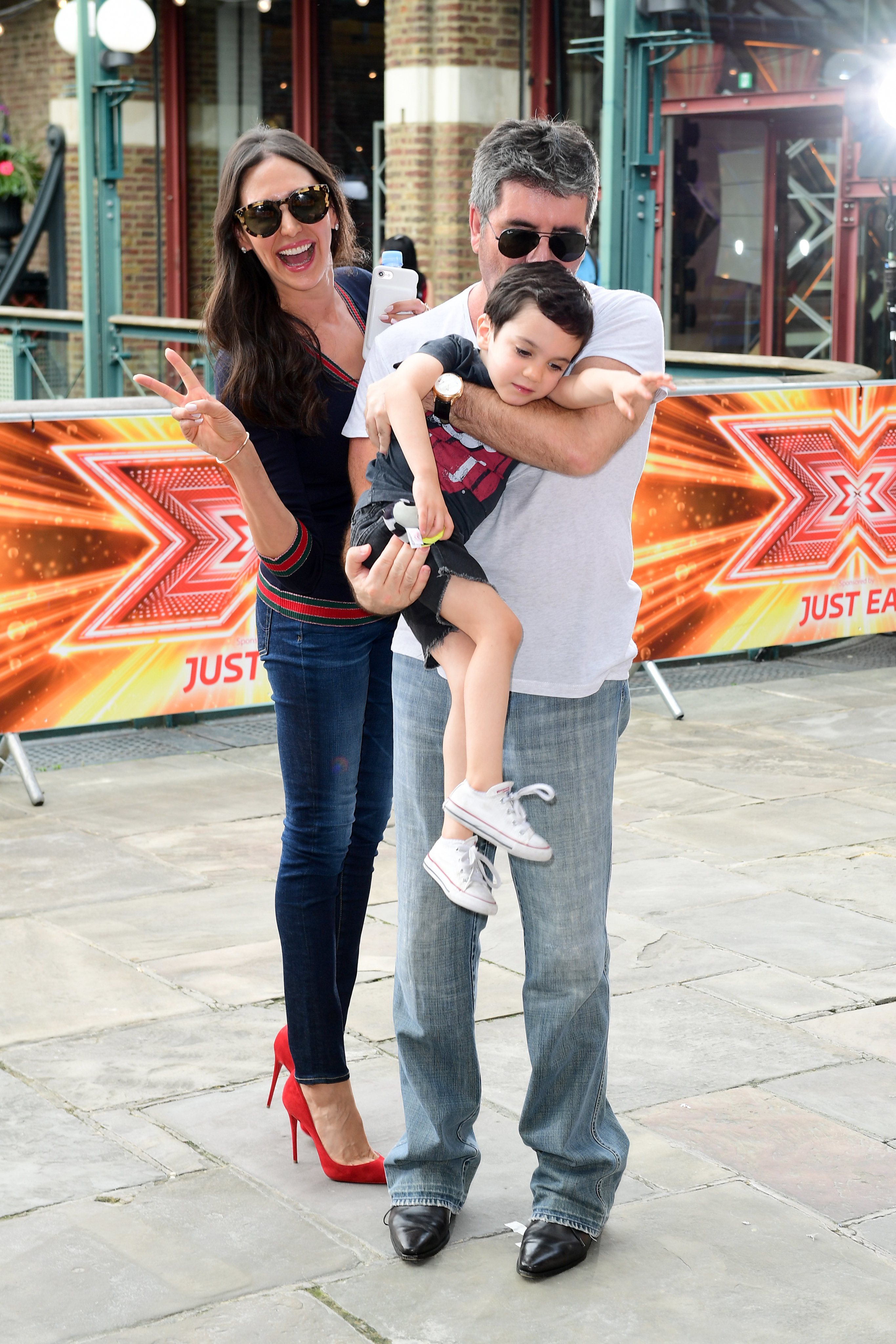 Simon with his partner Lauren and son, Eric.