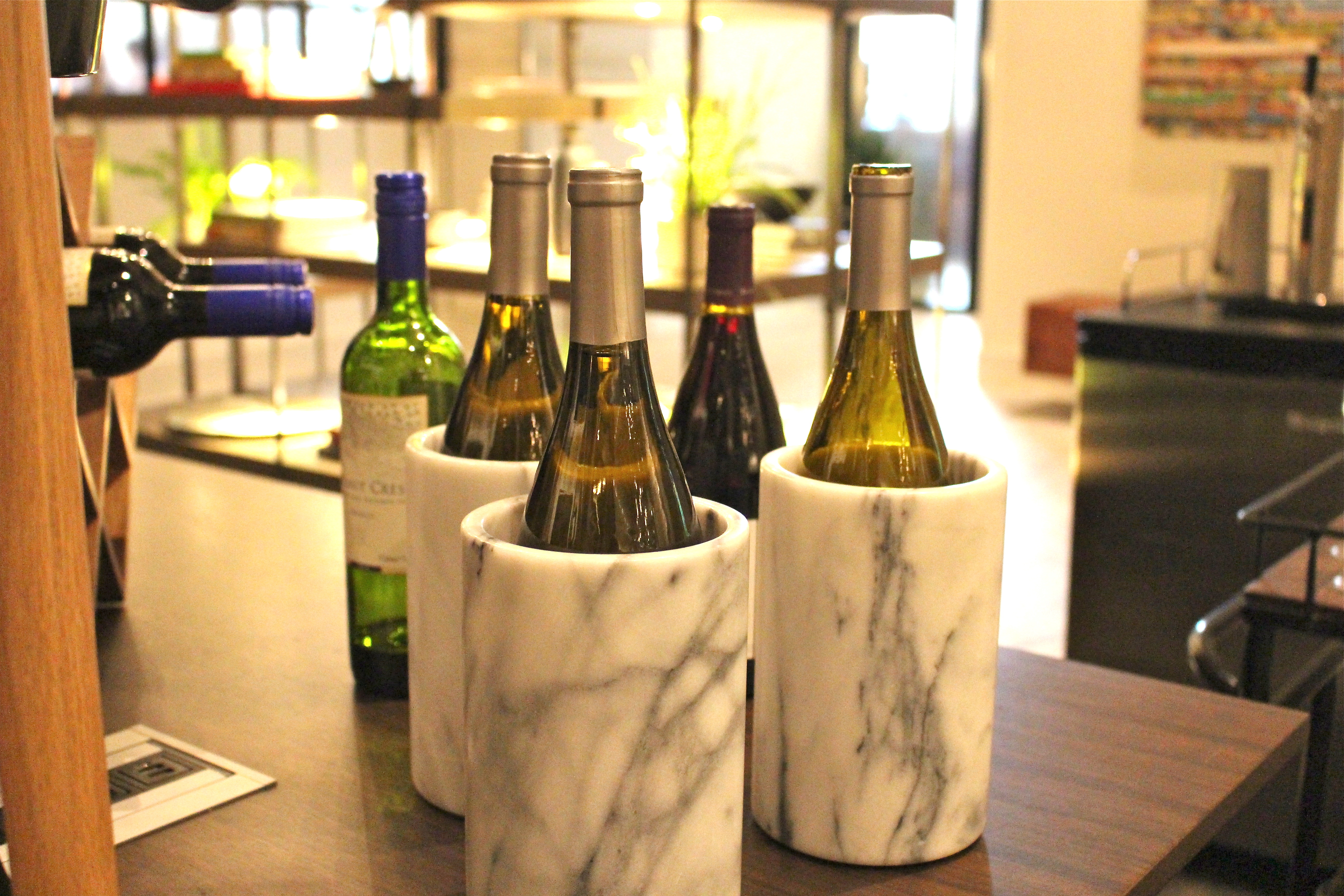 Complimentary wine hour at Kimpton Aertson Hotel