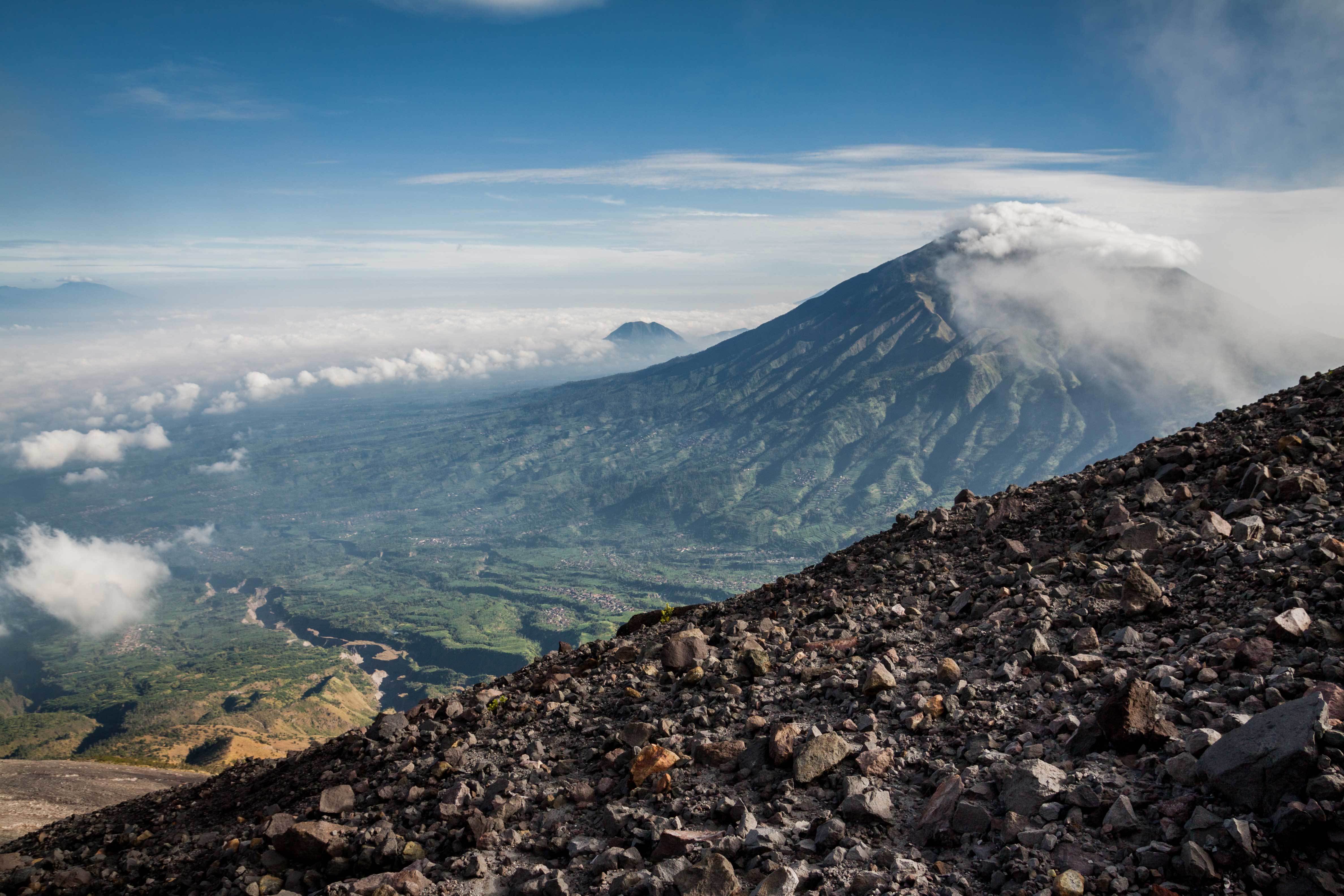 Mount Merapi.