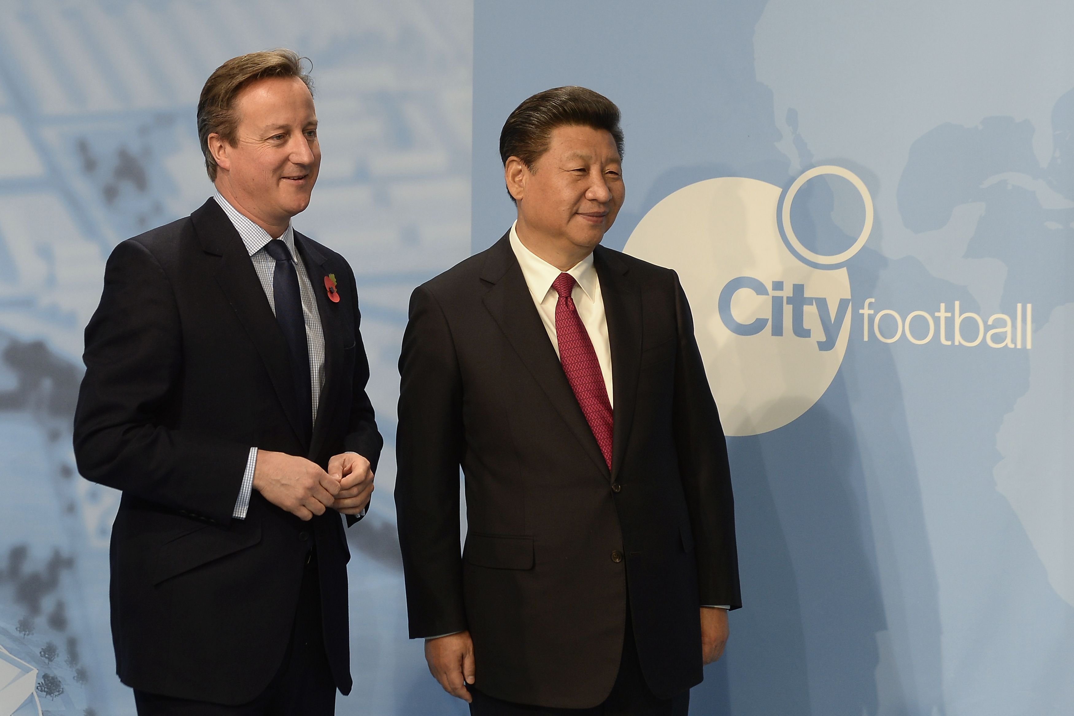 David Cameron and Chinese President Xi Jinping.