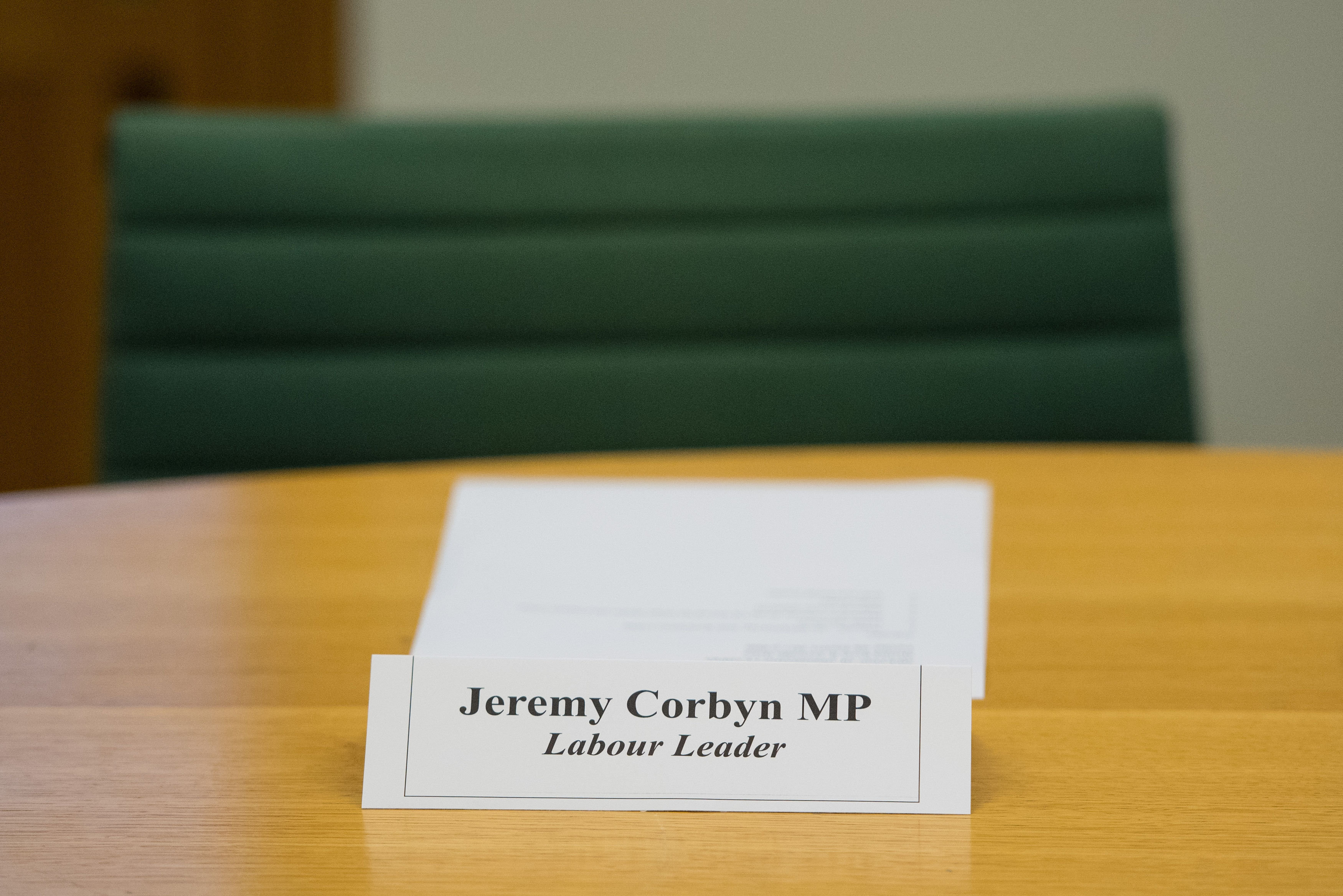 <strong>Jeremy Corbyn was empty-chaired at the cross-party summit</strong>