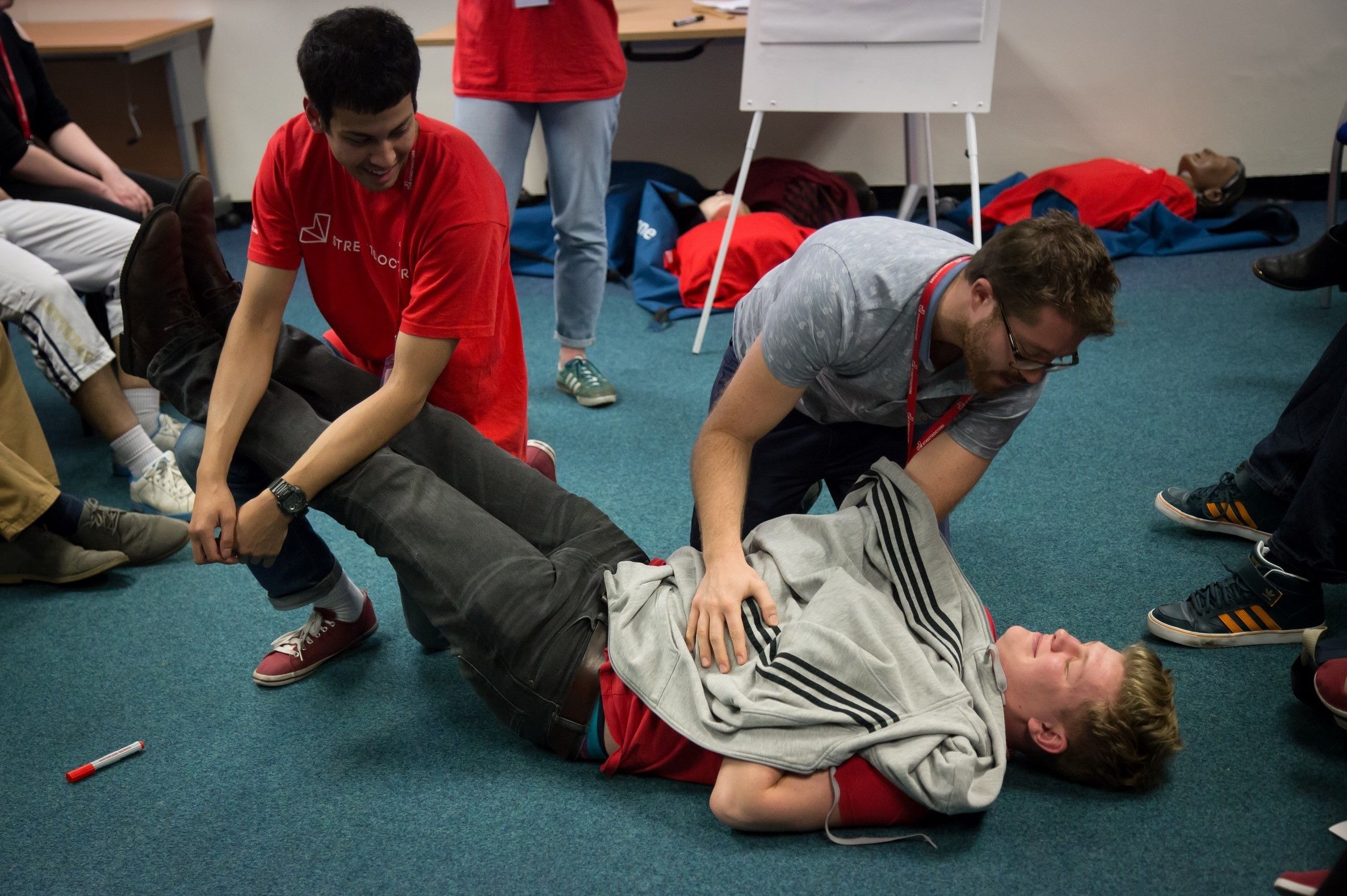 StreetDoctors volunteers in action 