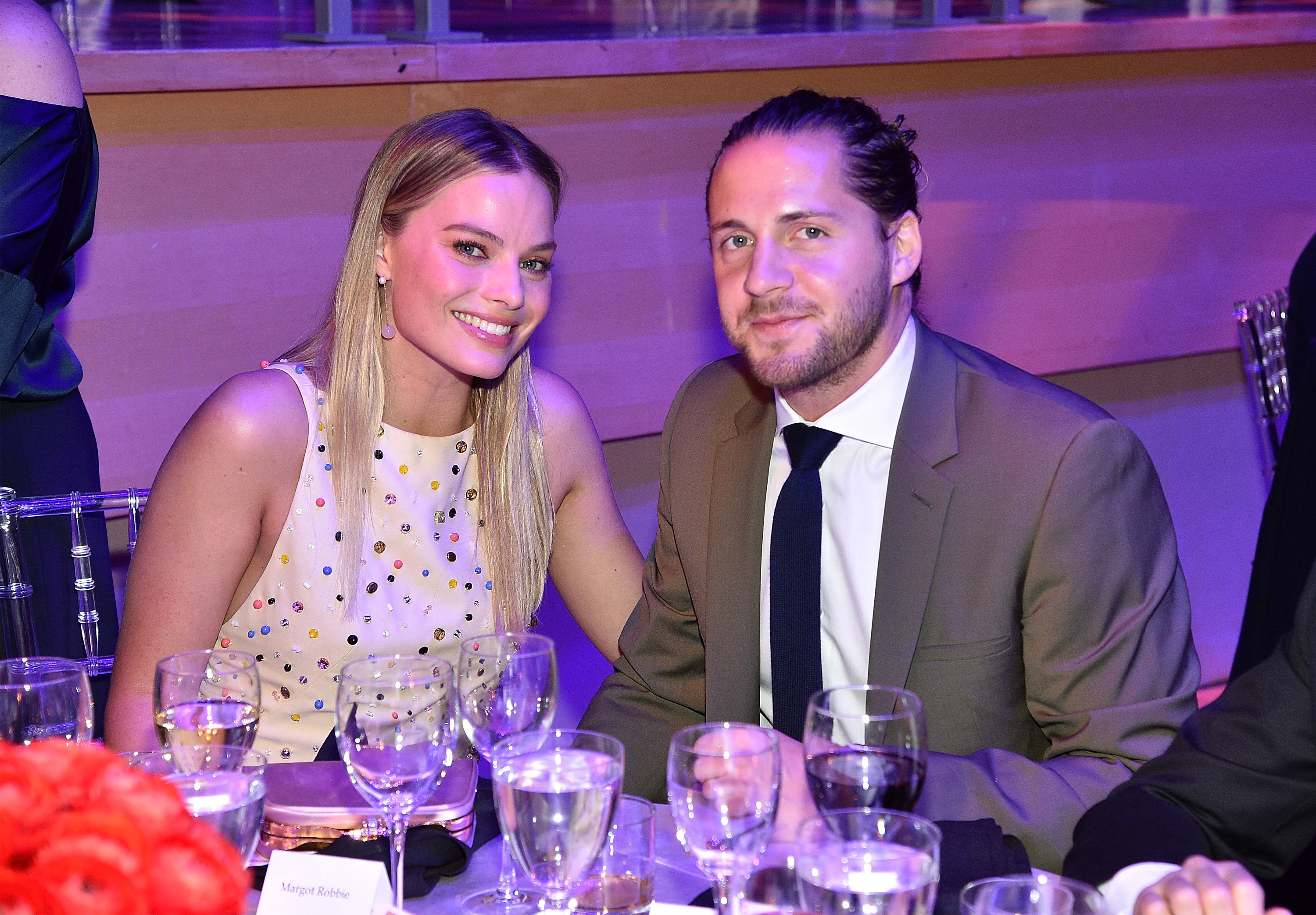 <strong>Margot Robbie and her husband Tom Ackerley</strong>