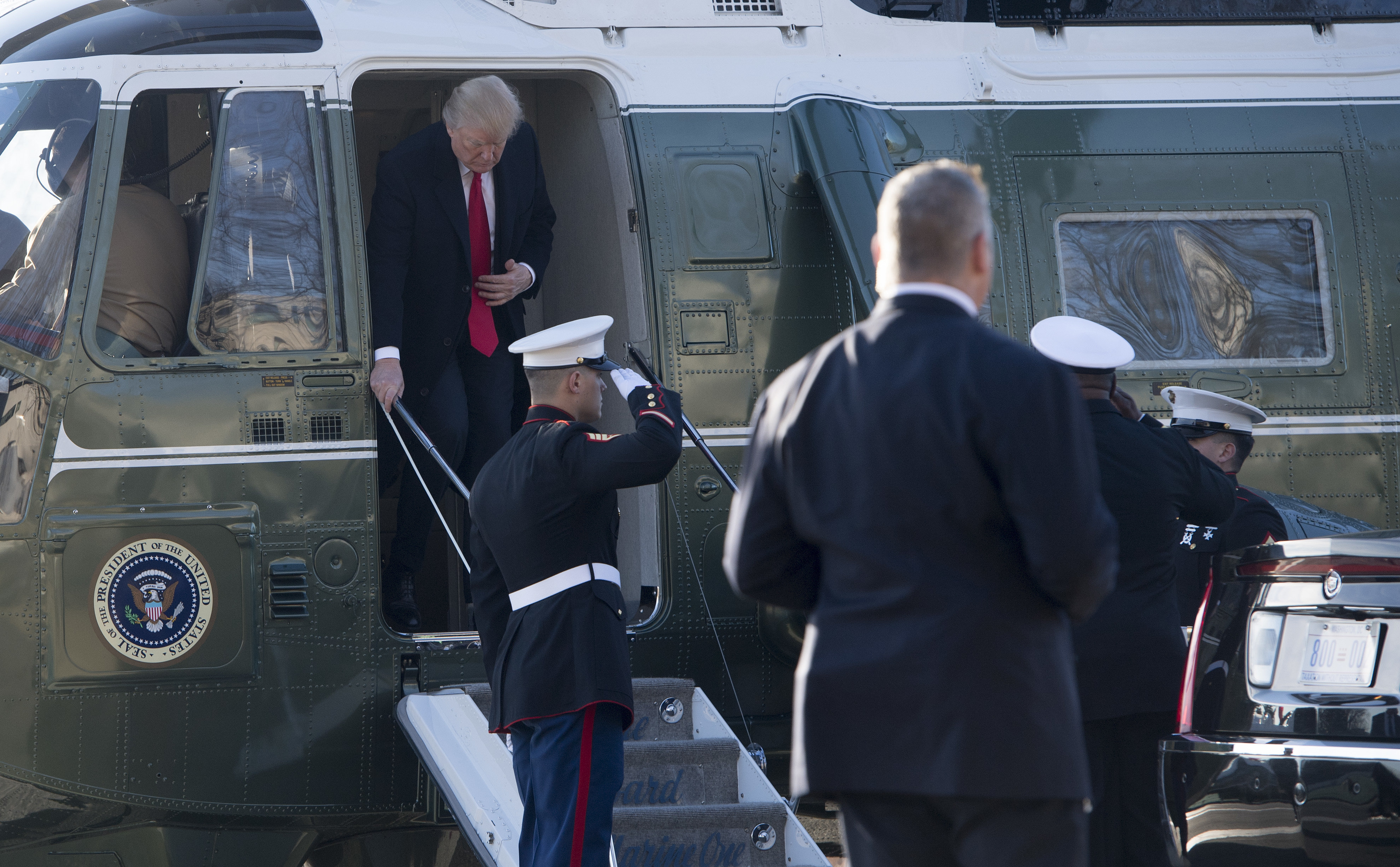 <strong>The medical will be conducted by Physician to the President, Dr Ronny Jackson, at Walter Reed Military Medical Centre in Maryland (pictured)</strong>