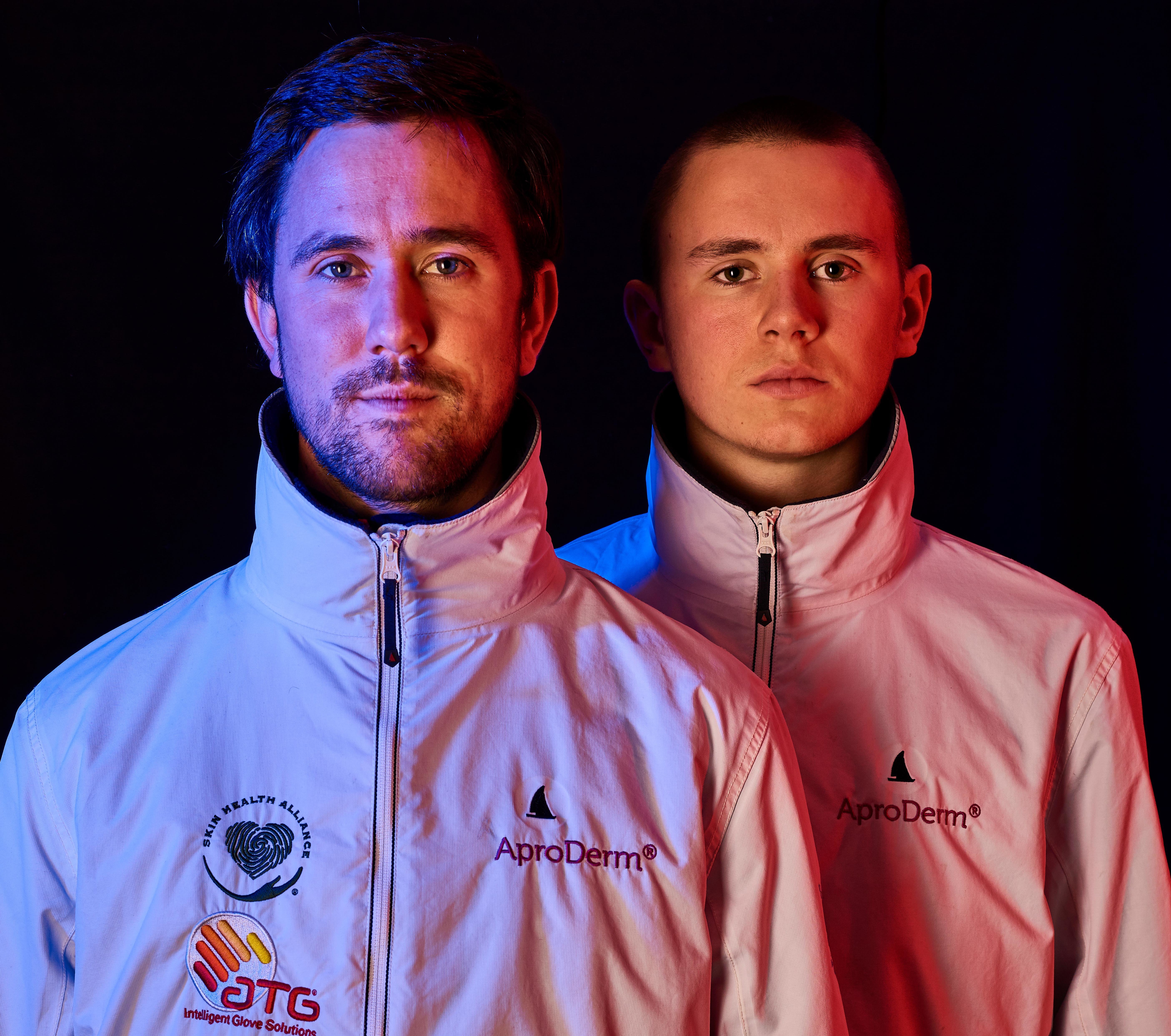 Greg Bailey (left) and his stepbrother Jude Massey (right) are known as the 'Ocean Brothers'.