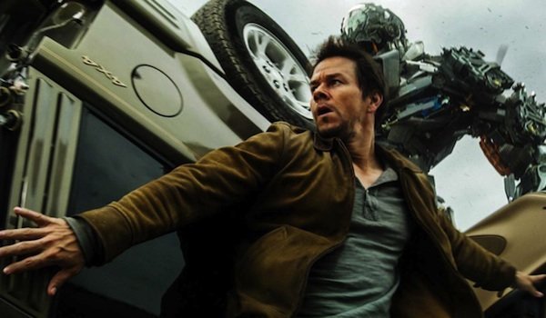 Worst actor nominee Mark Walhberg in Worst Picture nominee 'Transformers: The Last Knight'.