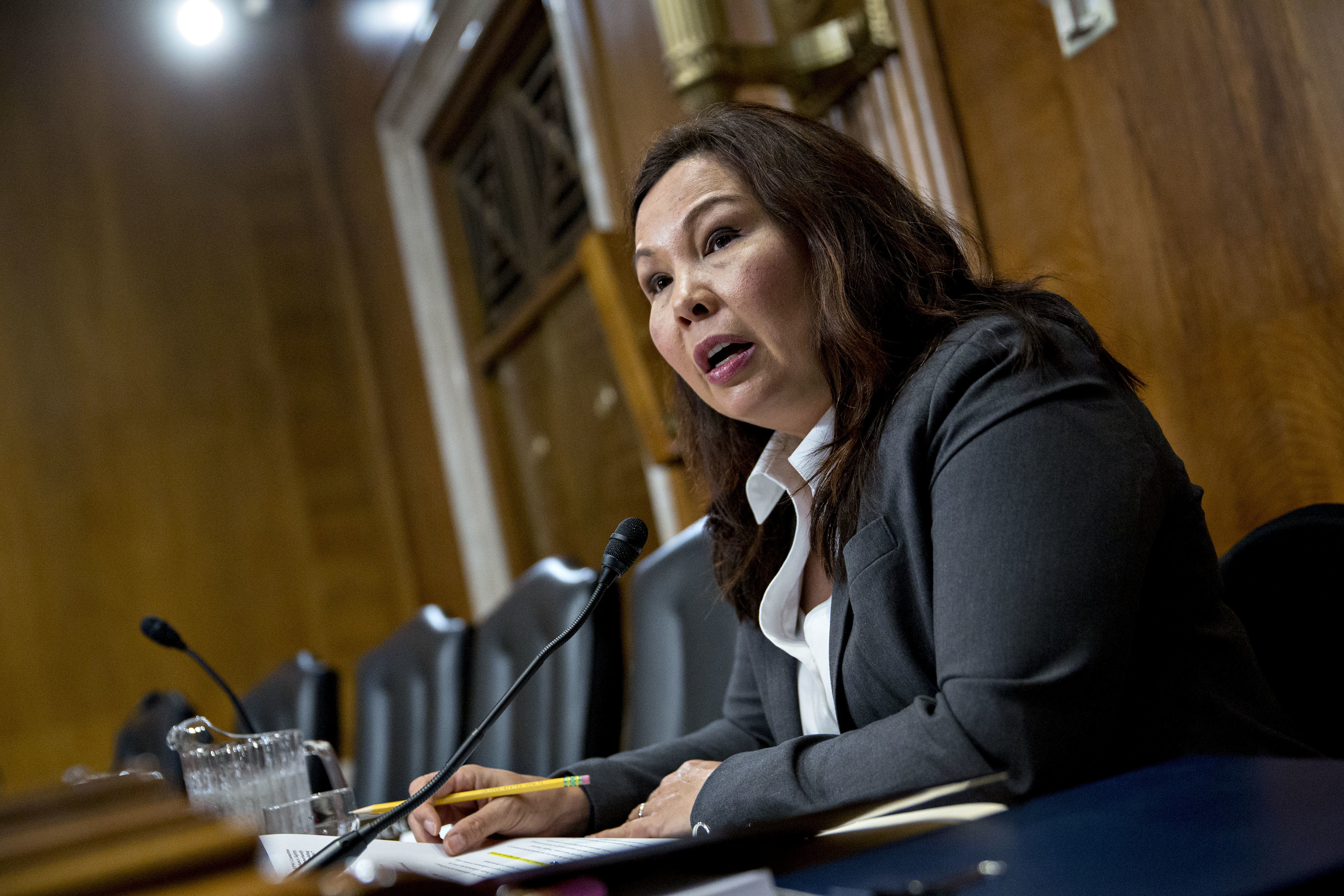 Senator Tammy Duckworth, a Democrat from Illinois.