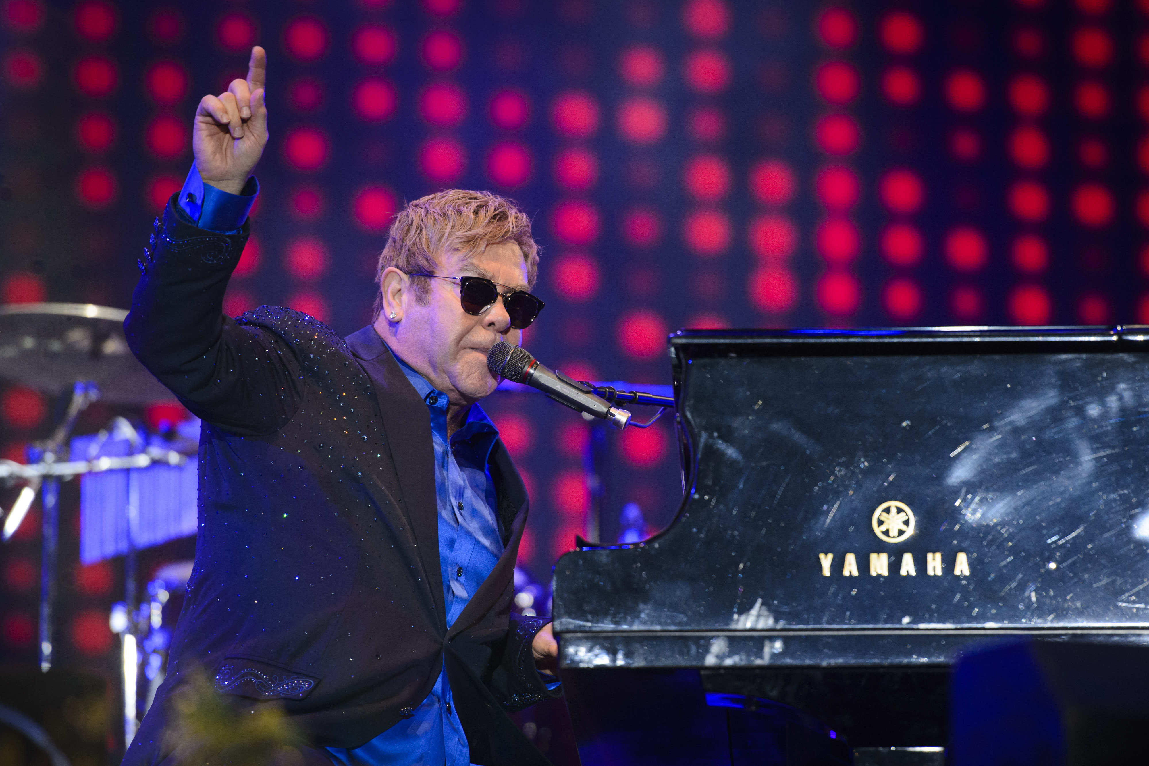 <strong>Elton on stage in 2016&nbsp;</strong>