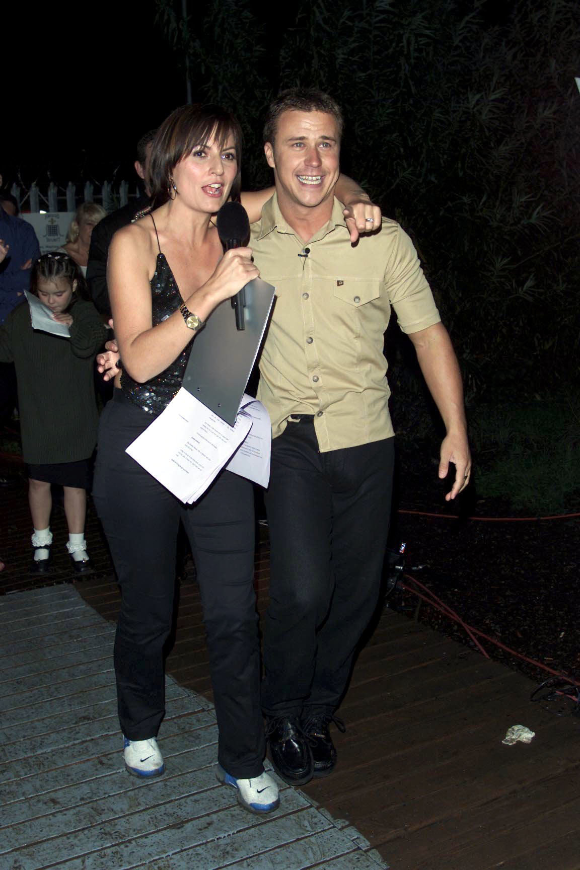 <strong>Craig with presenter Davina McCall</strong>