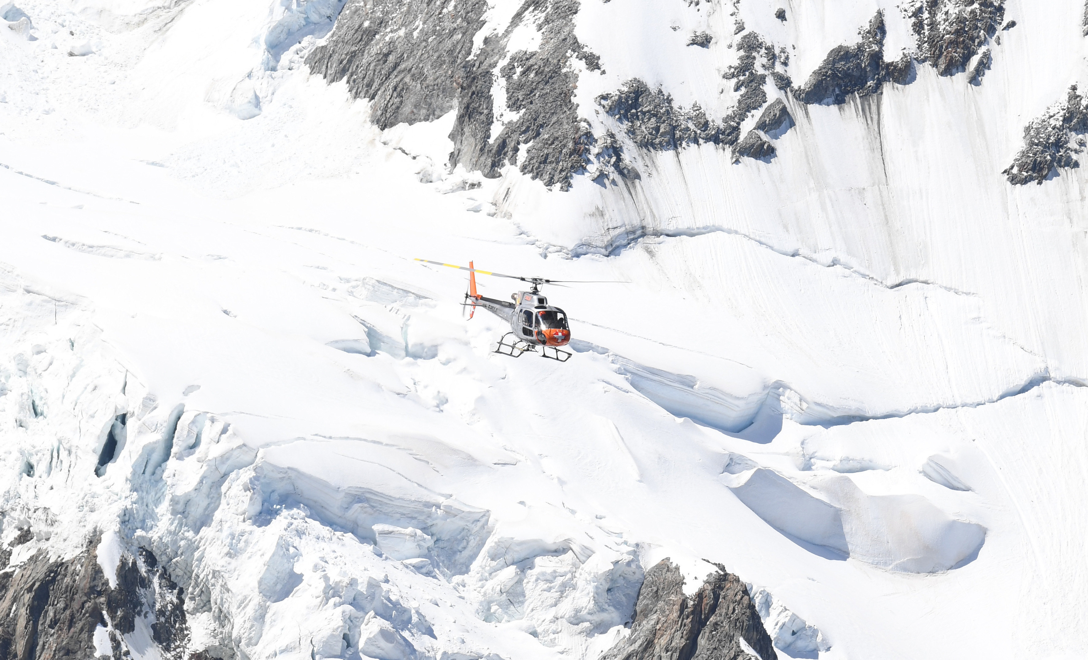 <strong>The men were skiing in a group of three when they fell (file picture)&nbsp;</strong>