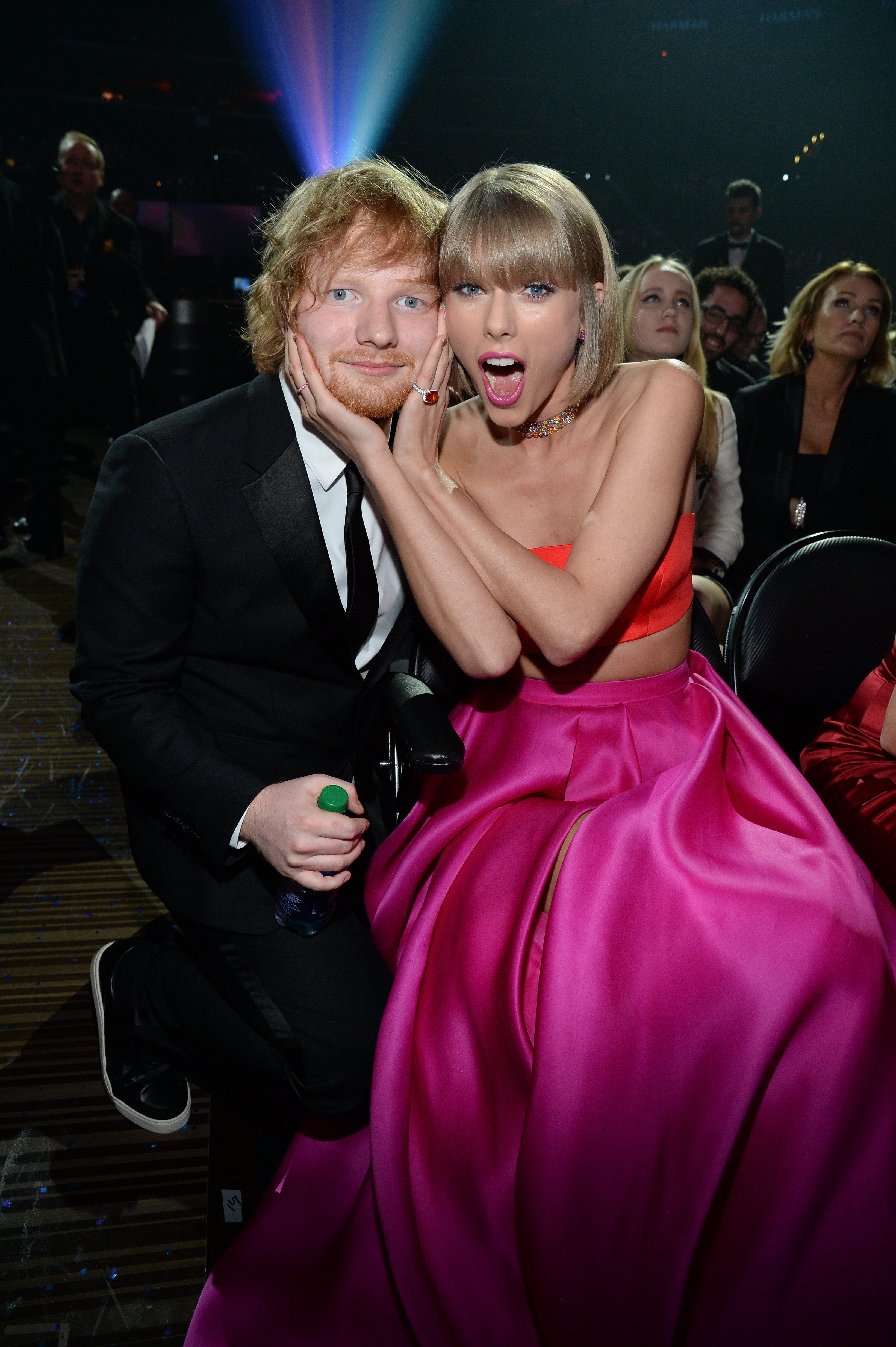 <strong>Ed Sheeran and Taylor Swift</strong>