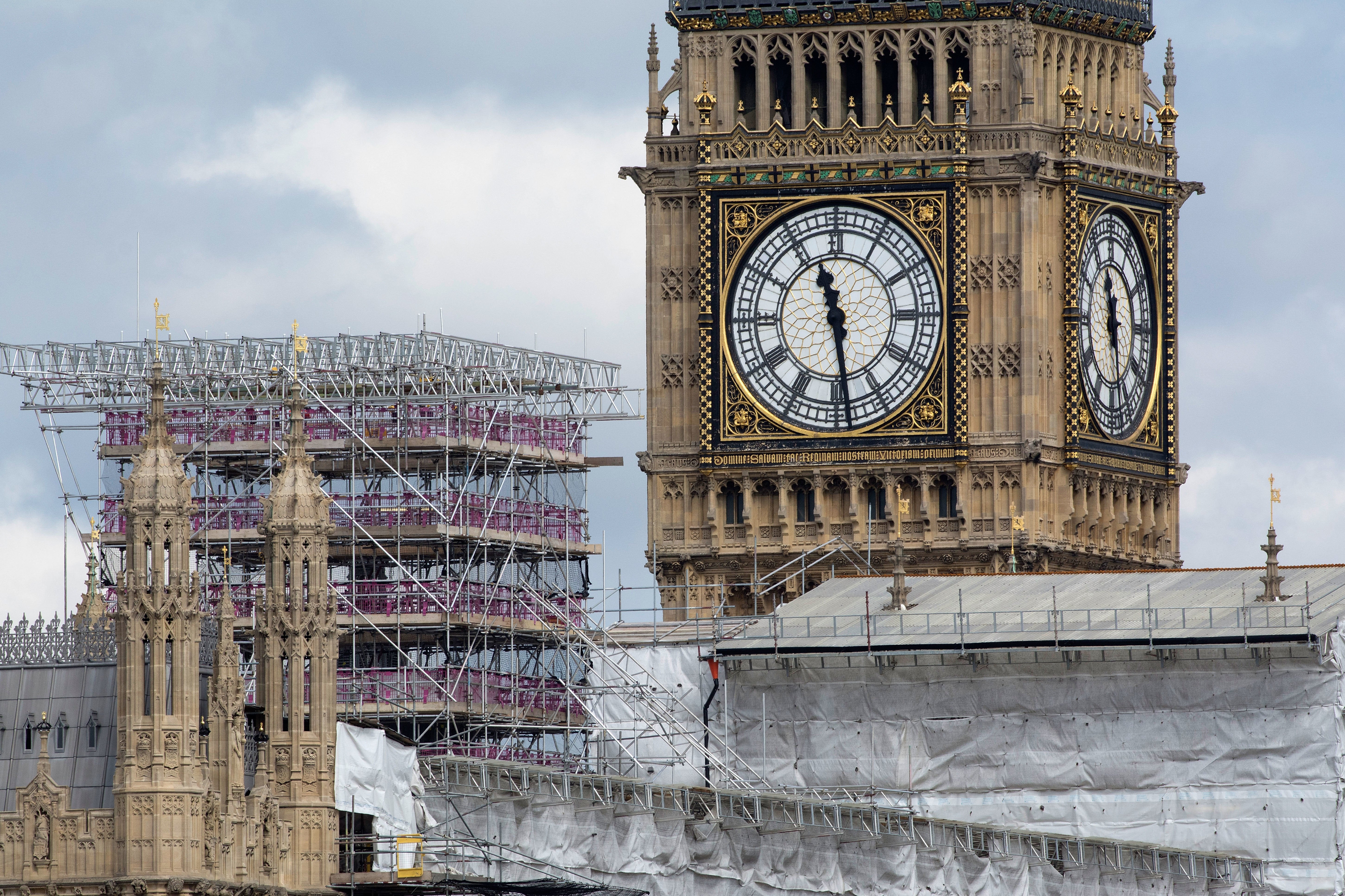A view of Houses of Parliament and the Elizabeth Tower, better known as 'Big Ben', as it was restored last year.