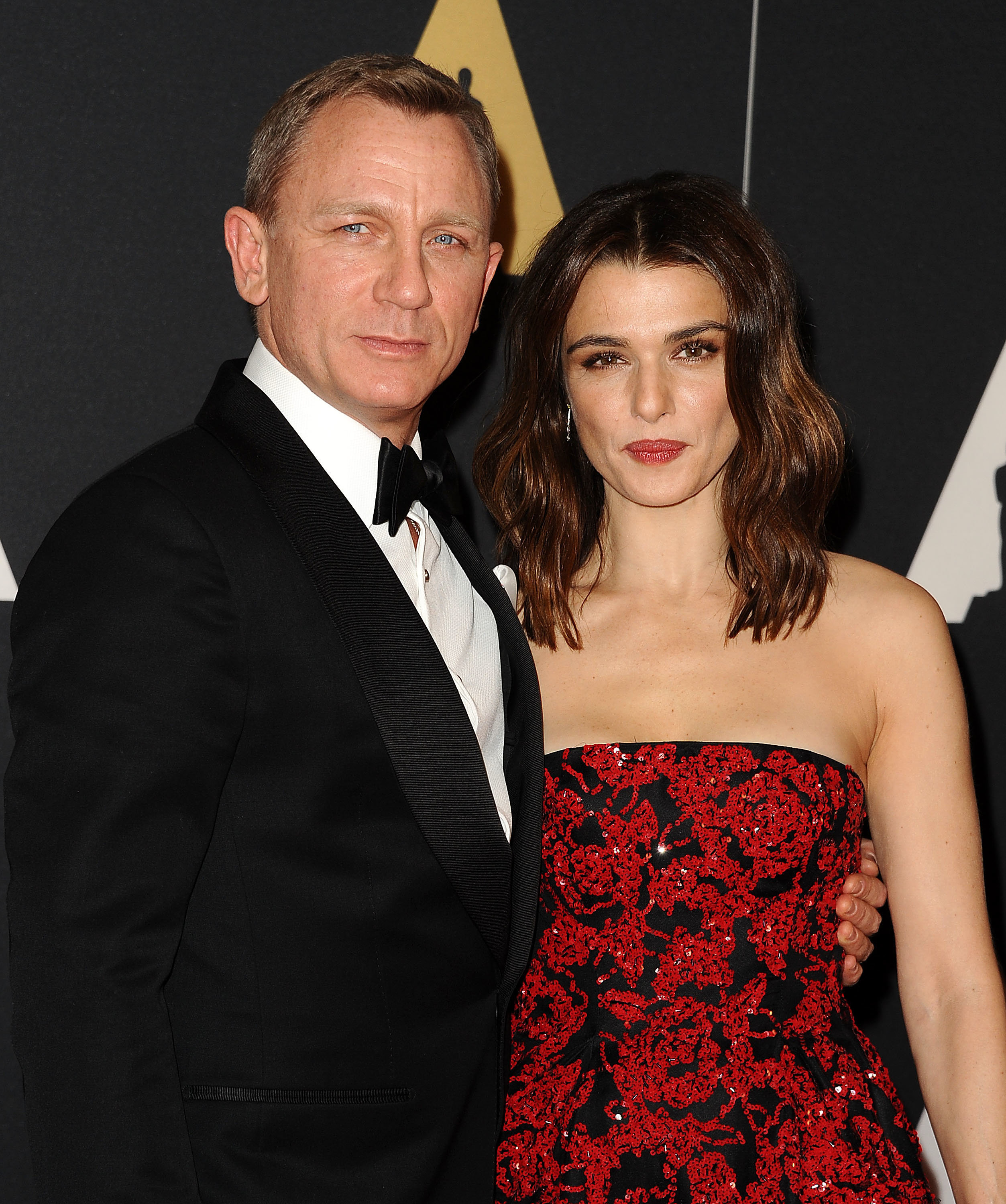 <strong>Rachel Weisz with husband and current James Bond, Daniel Craig</strong>