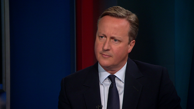 David Cameron gave a rare interview to CNN.