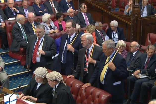 The Lords inflicted a 123-majority defeat on the Government on Wednesday night