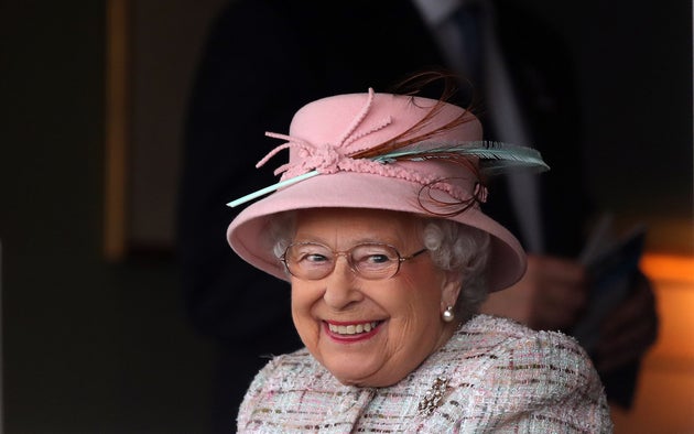 Queen Elizabeth II attends the Dubai Duty Free Spring Trials and Beer Festival at Newbury Racecourse in Newbury, on her 91st birthday. The Queen turns 92 on Saturday.