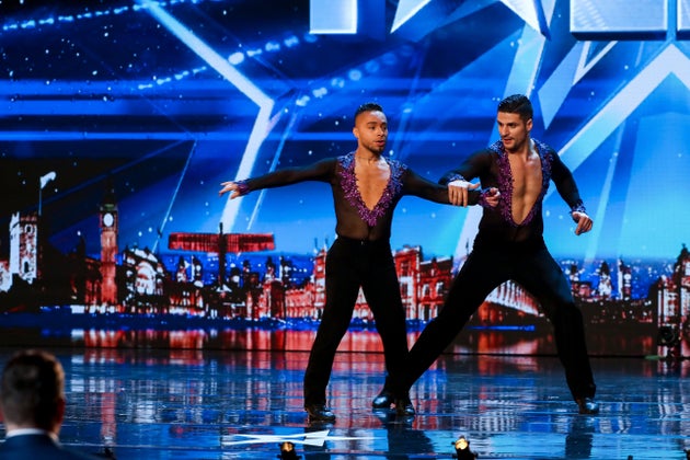 Their routine received four yeses