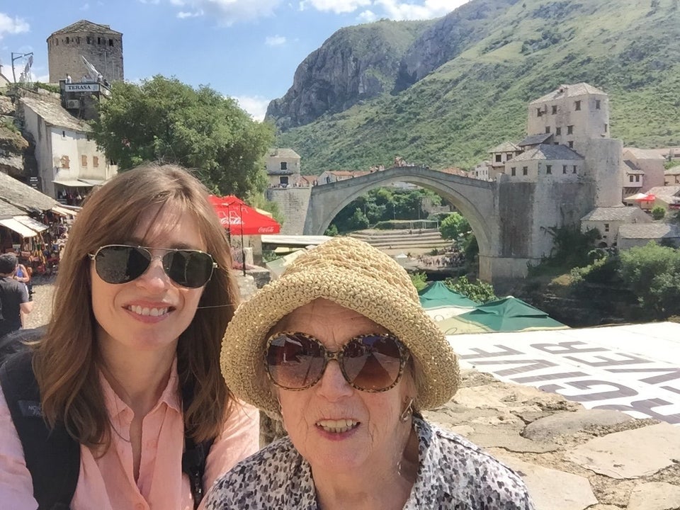 Rachel Lankester and her mum.