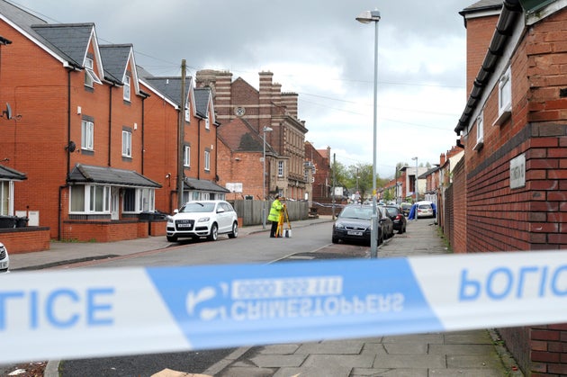 Ettington Road in Aston, Birmingham where Friday's incident took place.