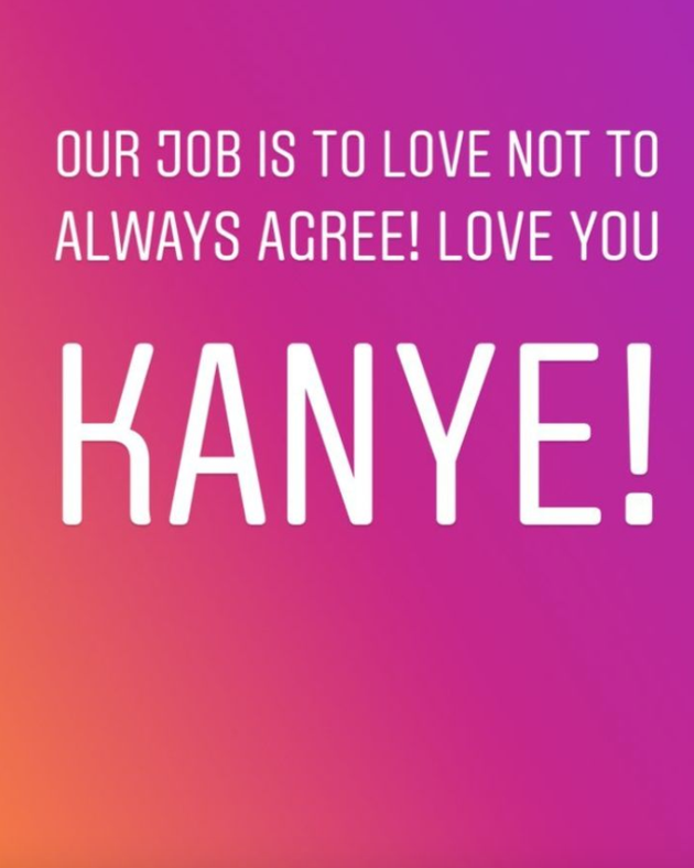 A screengrab of Justin's post