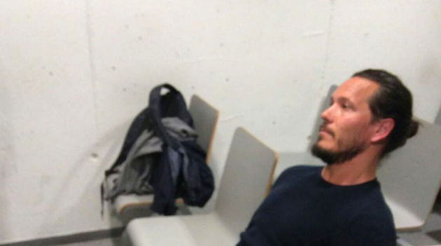 Jamie Acourt pictured after his arrest in Barcelona