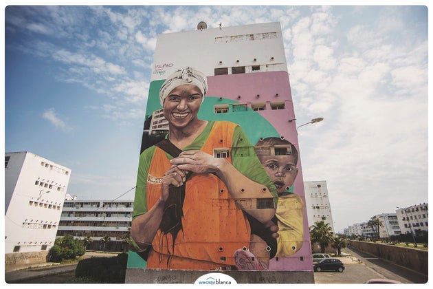 Fresque réalisée par l'artiste