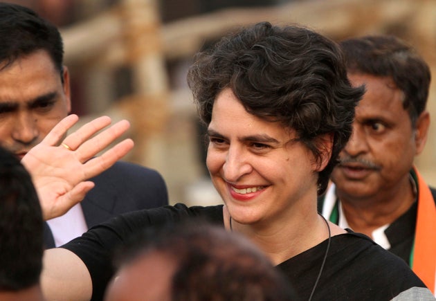 A file image of Priyanka Gandhi Vadra.