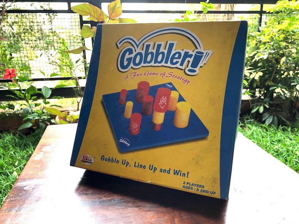 Gobblet Gobblers is a great, kid-friendly game anyone can enjoy.