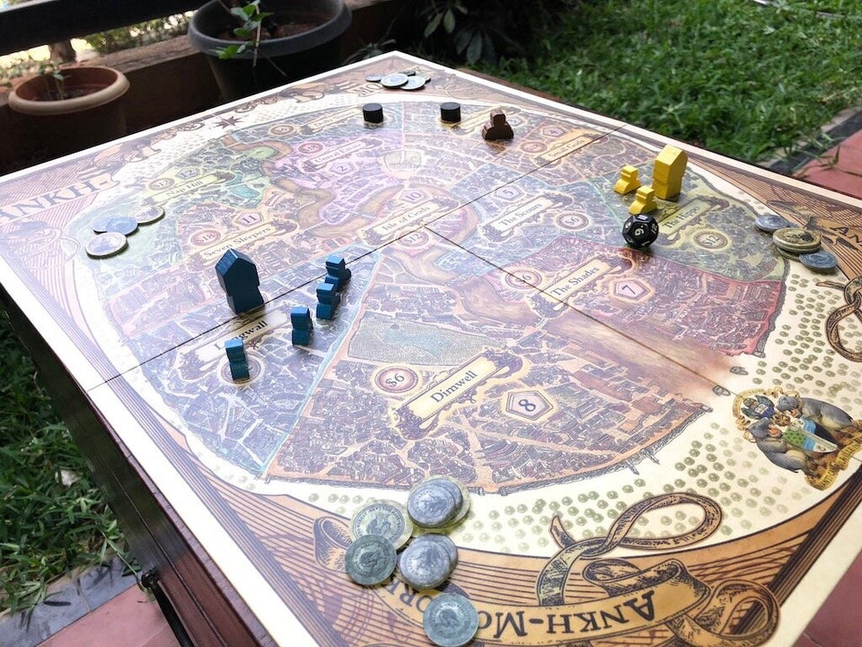 Actual gameplay is quick and fast, and a beautiful map and detailed tokens makes this as much a collector's item as a board game.