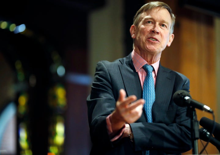 John Hickenlooper, the former governor of Colorado, calls himself an "extreme moderate."