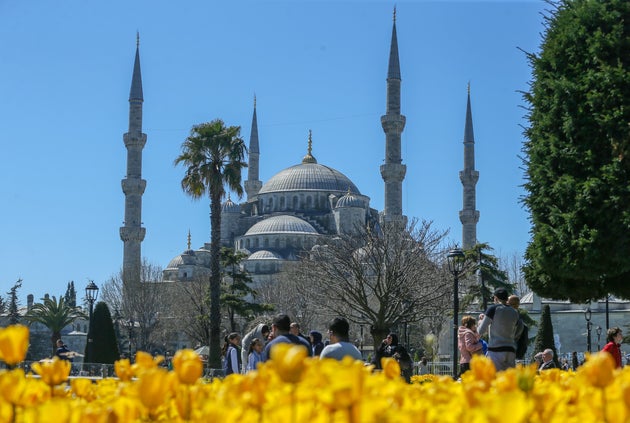 La Mezquita Azul de Estambul (Turquía).