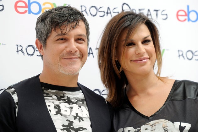 Alejandro Sanz y Raquel Perera en una foto de 2014.