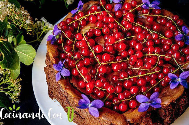 Ingredientes: queso de untar, chocolate negro, azúcar, huevos, nata para montar, esencia de vainilla, galletas y mantequilla. Sigue aquí la receta