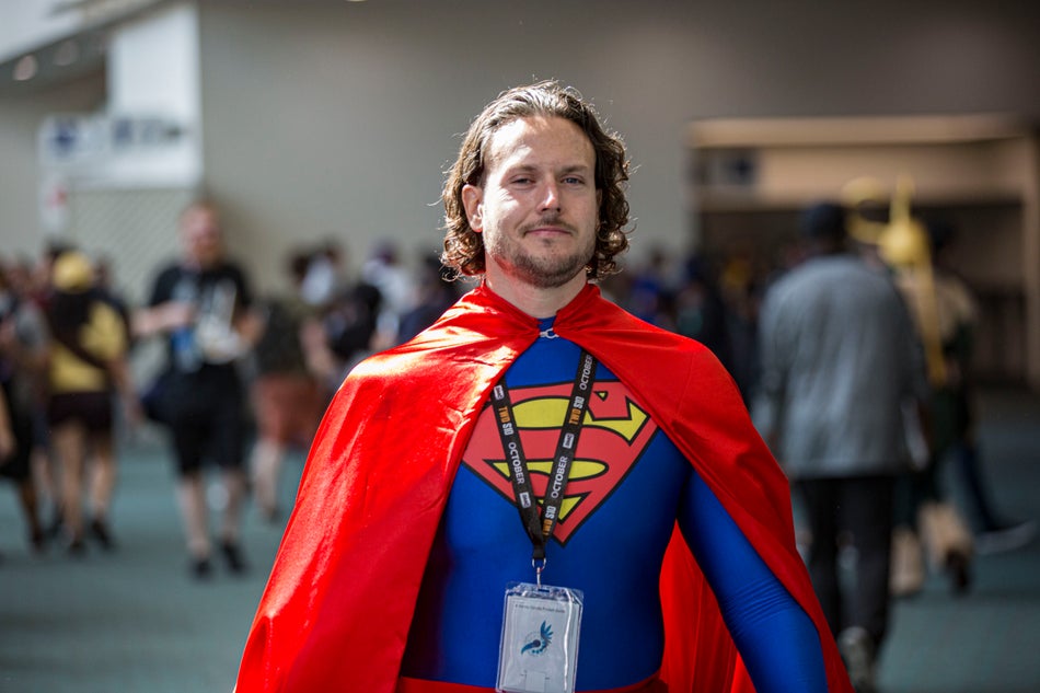 A cosplayer dressed as Superman attends Comic-Con International on Thursday in San Diego.