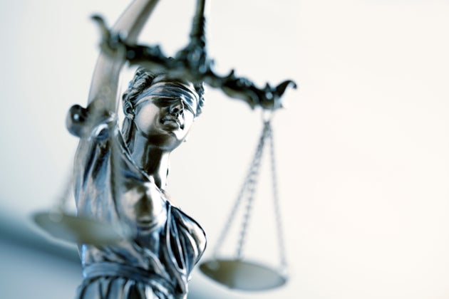 Estatua representando a la Justicia.