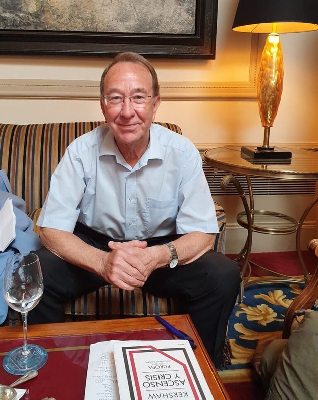 El historiador británico Ian Kershaw en Madrid en junio de 2019. /Fotografía de WMagazín