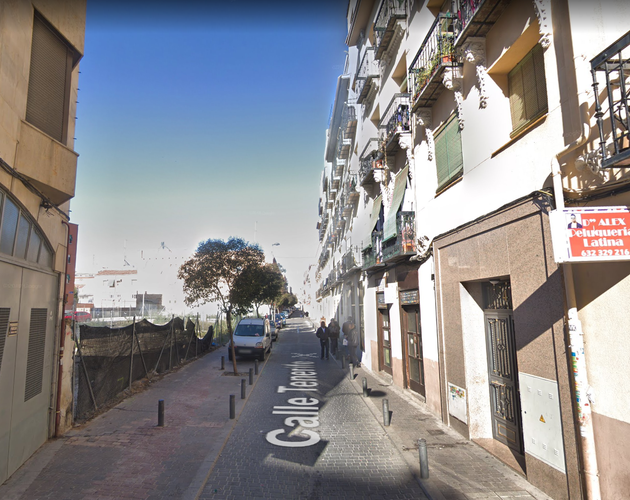 La calle Tenerife de Madrid, donde se ha encontrado el cuerpo.