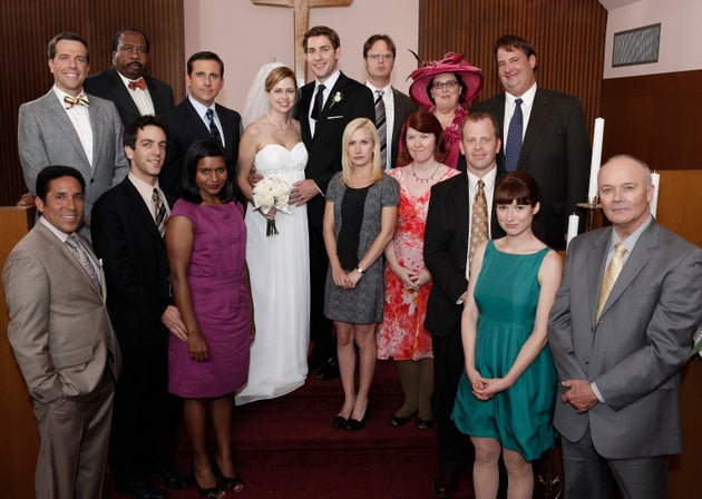 The cast of the “Niagara” episode on “The Office.”