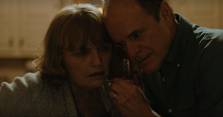 The Pinkmans are, of course, devastated to hear of Jesse's part in the events of the "Breaking Bad" series finale and urge their son to turn himself in.Jesse later tricks them into leaving their house so he can head in to grab some weapons from their safe.