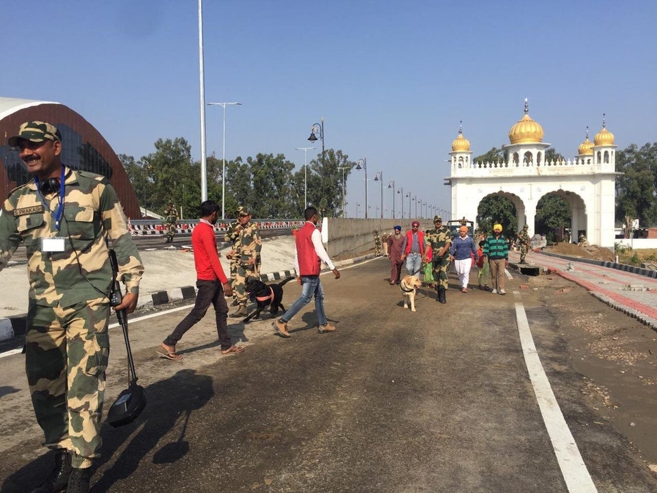The Kartarpur Corridor on the Indian side.