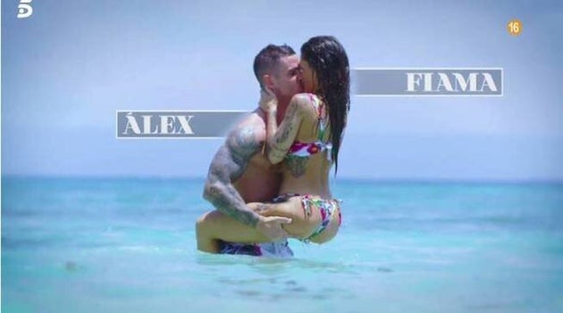 Álex y Fiama, concursantes de 'La isla de las tentaciones'.