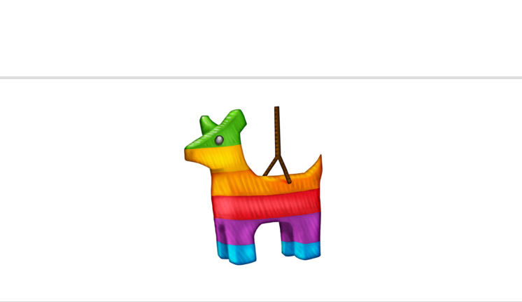 Una piñata está bien, pero eso no es una piñata