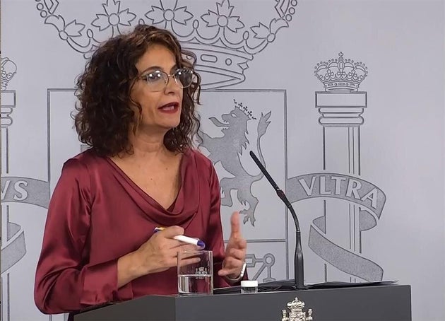 María Jesús Montero, ministra de Hacienda y portavoz del Gobierno.