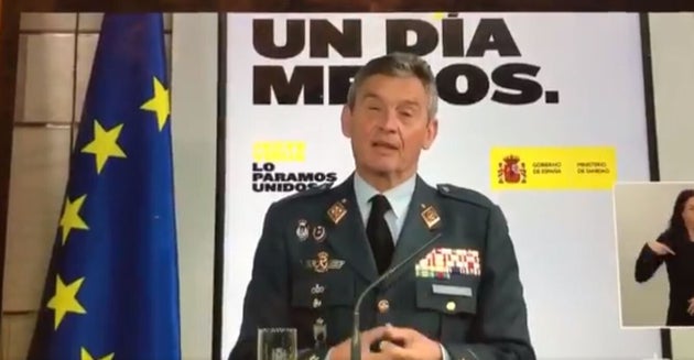 El jefe del Estado Mayor de la Defensa (JEMAD), Miguel Villarroya