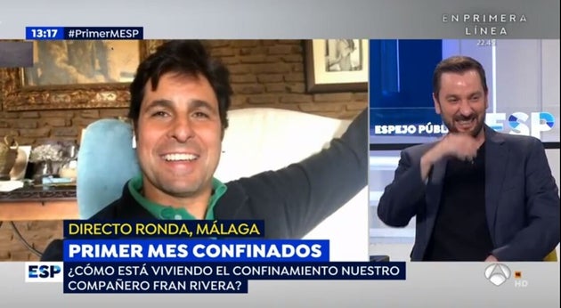 Fran Rivera en 'Espejo Público'.