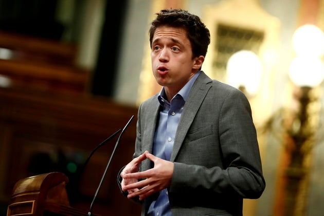 El líder de Más País, Íñigo Errejón, en el Congreso de los Diputados.