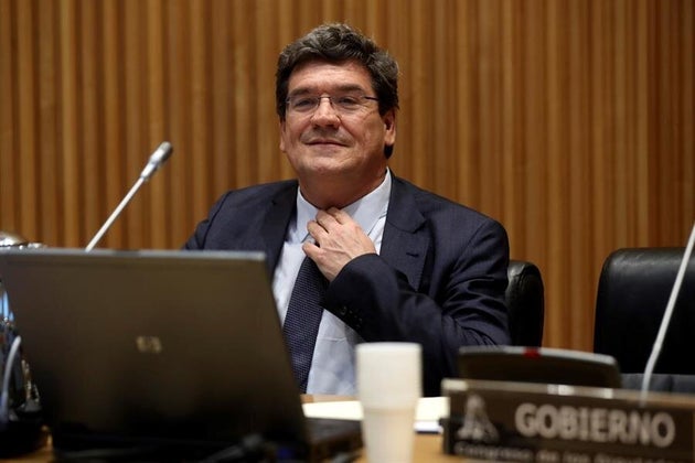 El Ministro de Seguridad Social, Inclusión y Migraciones, José Luis Escrivá, el 15 de abril de 2020 en el Congreso.